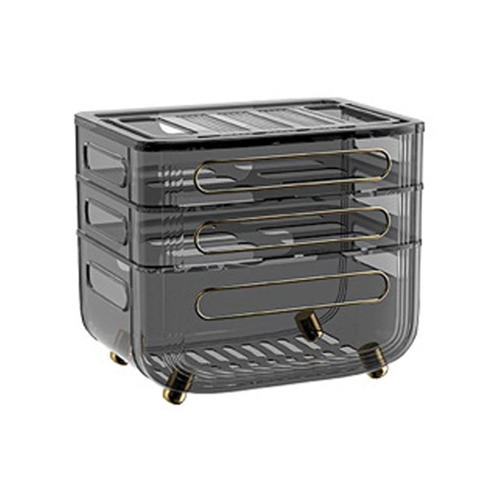 AEYSD-456 Cable Tidy Box Wireless WiFi TV Set-top Box Rack Cable Socket Finishing Living Room Bedroom Home Router Storage Box Cable Management(Coffee)