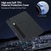 accrosoo Rotatable Detachable Magnetic Keyboard Case for iPad A16 11th/10th Gen, with Larger-Touch Trackpad, Shockproof Bumper, Support Portrait, Magnetic Pencil Holder, Backlight,Full Protect, Black view 3