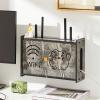 AEYSD-456 Cable Tidy Box Router Storage Box on The Wall Wireless WiFi Shelf Living Room Bedroom TV Set-top Box Free Punching Wall Hanging Cable Management view 3