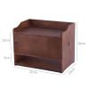 AEYSD-456 Cable Tidy Box Solid Wood Wireless WiFi Router cat Box Socket Set-top Box Shelf Desktop Cover Box Storage Box Cable Management(M) view 2