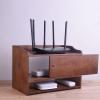 AEYSD-456 Cable Tidy Box Solid Wood Wireless WiFi Router cat Box Socket Set-top Box Shelf Desktop Cover Box Storage Box Cable Management(M) view 3