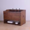 AEYSD-456 Cable Tidy Box Solid Wood Wireless WiFi Router cat Box Socket Set-top Box Shelf Desktop Cover Box Storage Box Cable Management(M) view 4