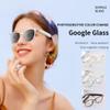 Piluyaa Smart Glasses Bluetooth Audio Sunglasses for Men Women with Dual Stereo Speakers, Open Ear Music &HD Calling, Touch &Voice Assistant, UV ProtectionTransparent view 2