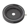 Iris Aperture Diaphragm, Aluminium Alloy Lens Adapter, Manual Control, 1.2 18mm Aperture Range, 12 Blades, for Camera and Microscope, Installation and Durably view 1