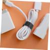 TINEASUR 1 Roll Household Cable Organizer Strap Cable Ties for USB Headphone Cords Easy to Use Reusable for Desktop Organization view 4