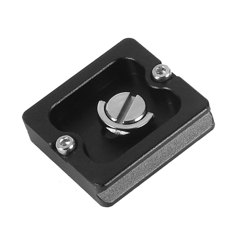 TEHAUX Quick Release Plate for Camera Tripod with 1/4 Inch Screw PU40 Adapter for DSLR and Mirrorless Cameras Lightweight Sturdy Design for Easy Installation
