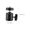 Toddmomy 8pcs Professional Camera Ball Head Mount Tripod Accessory Sturdy Construction Easy Install Portable view 2