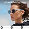 AI Smart Glasses, Bluetooth Translation Glasses for Men Women, Smart Audio Sunglasses with Real Time Translation (160+Languages), Photochromic Lenses, Music Blue Light Glasses for Travel Business-Pink view 4