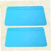 DIYEAH 2Pcs Waterproof Silicone Electronics Repair Mat Heat Insulation Pad for Small Parts Magnetic Work Surface for Soldering and Repairing Electronics view 3