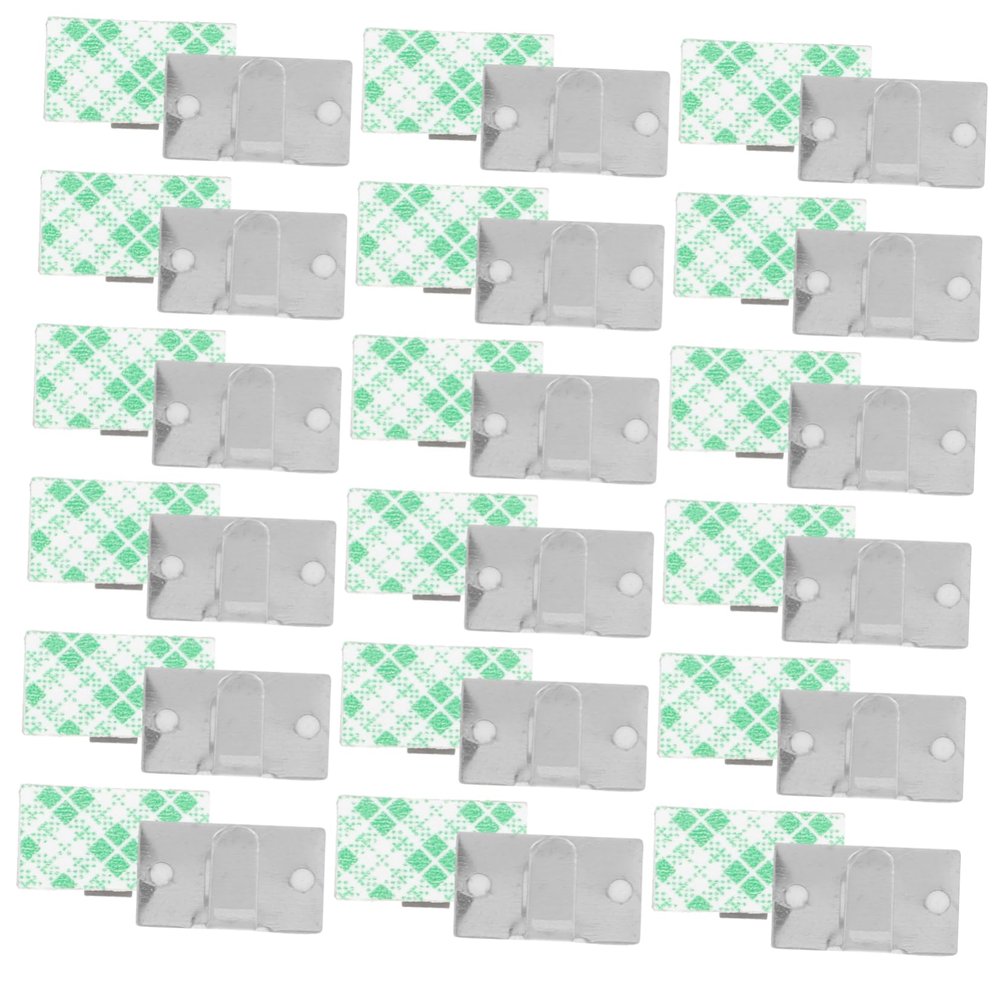 QUMIIRITY 50Pcs Cord Organizer Clips for Desk Appliances Strong Adhesive Cable Management Holders for Data Cable Storage Keeps Charging Cords Neat and Tidy