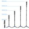 A555M 2 Camera Monopod, 6 Section Telescopic Height, Aluminum Alloy Material, Ergonomic 3D Skid, 10kg Load Bearing for Travel Photography and More view 3