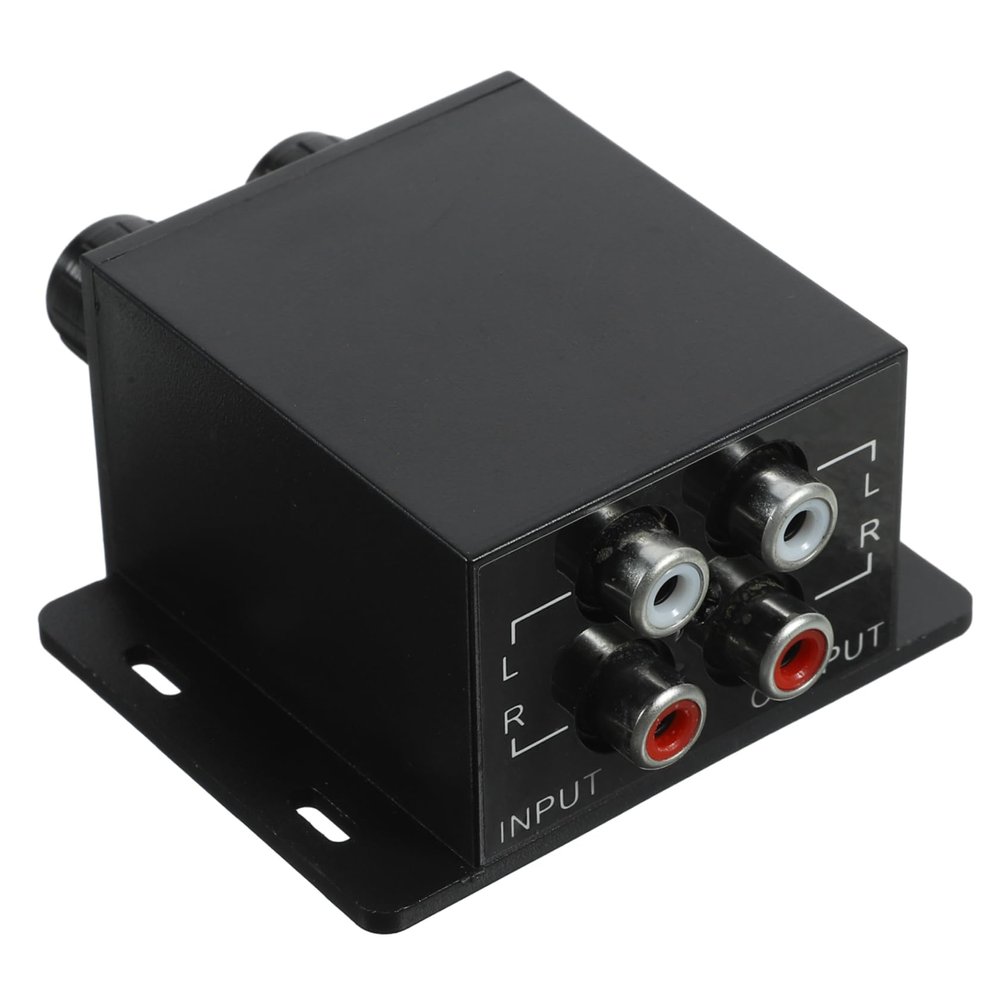 GLEAVI Bass Knob Audio Amplifier for Car Audio RCA Bass Control Knob Level Controller
