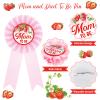Ceenna Strawberry Baby Shower Decorations Mom to Be Sash view 4