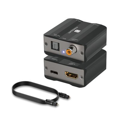 DSP Audio Enhancement Box with Virtual 3D Surround Sound (HDMI eARC/ARC)