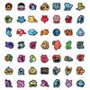 100pcs Neon Cat Theme Waterproof Vinyl Stickers - Cats Decor & Party Favors Gifts for Laptop, Water Bottle, Skateboard view 2
