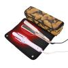 Ginkgoes Hair Tool Travel Bag for Women with Heat Resistant Pad Waterproof Portable Open Flat Travel Bag for Flat Irons, Straighteners, Curling Irons Travel Accessory view 2