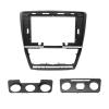 10.1Inch 2 Din Radio Fascia Compatible with Skoda Octavia 2007-2014 Audio Stereo Panel Mounting Installation Dash Kit Trim Frame Adapter(Black) view 1