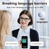 MONFOLROY AI Translation Glasses Supporting 164 Languages,Smart Glasses with AI Chat GPT&Deepseek R1,Bluetooth Glasses for Men Women,Music Playback & Hands-Free Calling,Anti-Blue Light Lenses view 3