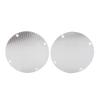 Cnthan7 Motorcycle Iron Mesh Speaker Grills, Rear Speaker Grille Cover for Harley Touring Electra Glide, Street Glide, Chrome view 1