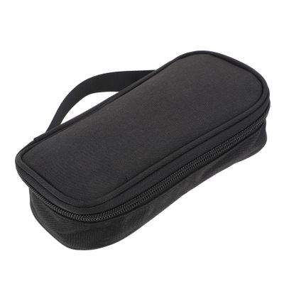 Operitacx 1pc Portable Multipurpose Bag for Electronic Accessories Lightweight Storage Pouch for Headsets and Cables for Travel and Organization Black