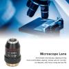 Oumefar Achromatic Microscope Objective 4X High Magnification Lens 20.2mm Interface Thread Standard RMS view 2