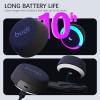 BUDI Mini Bluetooth Speaker with Magnetic Case,5.3 Bluetooth Speakers Wireless,TWS Stereo Pairing Support for iPhone 17/16/15/14/pro for Home/Party/Outdoor/Beach, Gift for Men/Women(Black) view 4