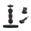360 Rotation Magnetic Mount, Camera Metal Extension Adjustment Suction Cup Mount for DJI Osmo Action Camera view 1