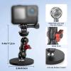 360 Rotation Magnetic Mount, Camera Metal Extension Adjustment Suction Cup Mount for DJI Osmo Action Camera view 3