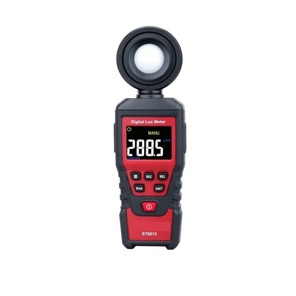 Light Meters, Digital Photometer Lux Meter Light Tester Photography Spectrometer Portable Brightness Detector 1-200,000 Luxmeter LCD Display