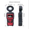 Light Meters, Digital Photometer Lux Meter Light Tester Photography Spectrometer Portable Brightness Detector 1-200,000 Luxmeter LCD Display view 3