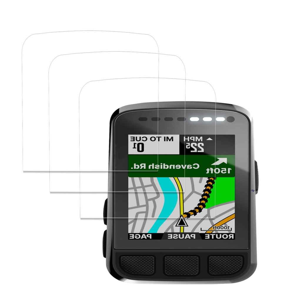 BOVUGAC [3 Pack] Screen Protector for Wahoo ELEMNT Bolt V2 GPS Bike Computer, Flexible PET Film Compatible with Wahoo ELEMNT Bolt V2 GPS,Easy Installation, water -Proof.Anti-Fingerprints