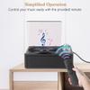 M-Amazup CD Player Portable, Desktop CD Players for Home with Cable and Adapter, Dual Speakers, Support Opt/USB/TF Card/AUX/FM with Remote Control, LCD Display, 3.5mm Headphone Jack, Black view 3