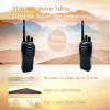 Radtel RT88 Rechargeable Walkie Talkies Long Range Handheld License-Free Two Way Radio 16CH Handsfree USB Charging LED Flashlight (4 Pack) view 2