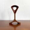 BJOHVPPS Headphones Stand, Wood Headset Holder, Wooden Headphone Hanger, Earphone Desk Display Hanger, Wooden Headsets Walnut Finish view 3