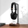 BJOHVPPS Headphone Stand, Solid Wood Aluminum Alloy Headset Stand for Desk, Universal Headphone Holder with Storage Base for Gaming view 3
