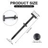 100 Pcs Nylon Universal Cable Tie Buckle, Multifunctional Heavy Duty Self-Locking Nylon Car Zip Ties Holder for Car Trunk Daily Repair view 2