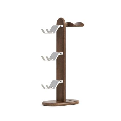 BJOHVPPS Headphone Stand, Multifunctional Desktop Headphone Stand, Universal Headset Holder with Protective Silicone Pad, Gaming Headset Accessories(Silver)
