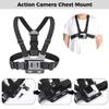 3-in-1 Action Camera Mounting Kit with Chest, Head, & Neck Straps, Hands-Free Vlogging & Selfie Setup for Hero/Insta360/Xiaomi & Phones view 4