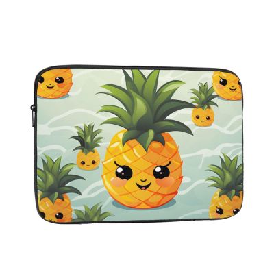 13 Inch Laptop Sleeve Bag Waterproof Shockproof Laptop Case Bag Cute Pineapple Computer Skin Bags Lightweight Tablet Carrying Case