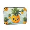 13 Inch Laptop Sleeve Bag Waterproof Shockproof Laptop Case Bag Cute Pineapple Computer Skin Bags Lightweight Tablet Carrying Case view 1
