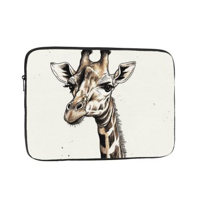 10 Inch Laptop Sleeve Bag Waterproof Shockproof Laptop Case Bag Graphic of Giraffe Tall Neck Computer Skin Bags Lightweight Tablet Carrying Case