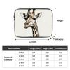 10 Inch Laptop Sleeve Bag Waterproof Shockproof Laptop Case Bag Graphic of Giraffe Tall Neck Computer Skin Bags Lightweight Tablet Carrying Case view 4