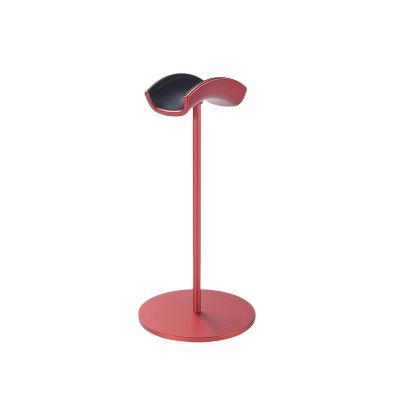 BJOHVPPS Headphone Stand Earphone Stand with Aluminum Alloy Supporting Bar for All Headphones Size(Red)