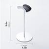 BJOHVPPS Headphone Stand Earphone Stand with Aluminum Alloy Supporting Bar for All Headphones Size(Red) view 2