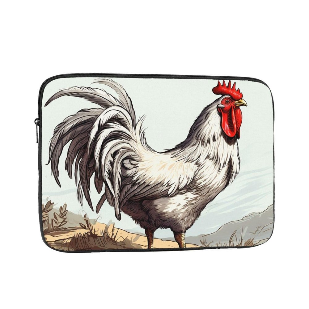 12 Inch Laptop Sleeve Bag Waterproof Shockproof Laptop Case Bag Chicken Sketch Computer Skin Bags Lightweight Tablet Carrying Case