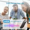 Digital Voice Recorder, 64GB Voice Activated Recorder with Noise Reduction for Work, Lectures, Meetings, Interviews view 2