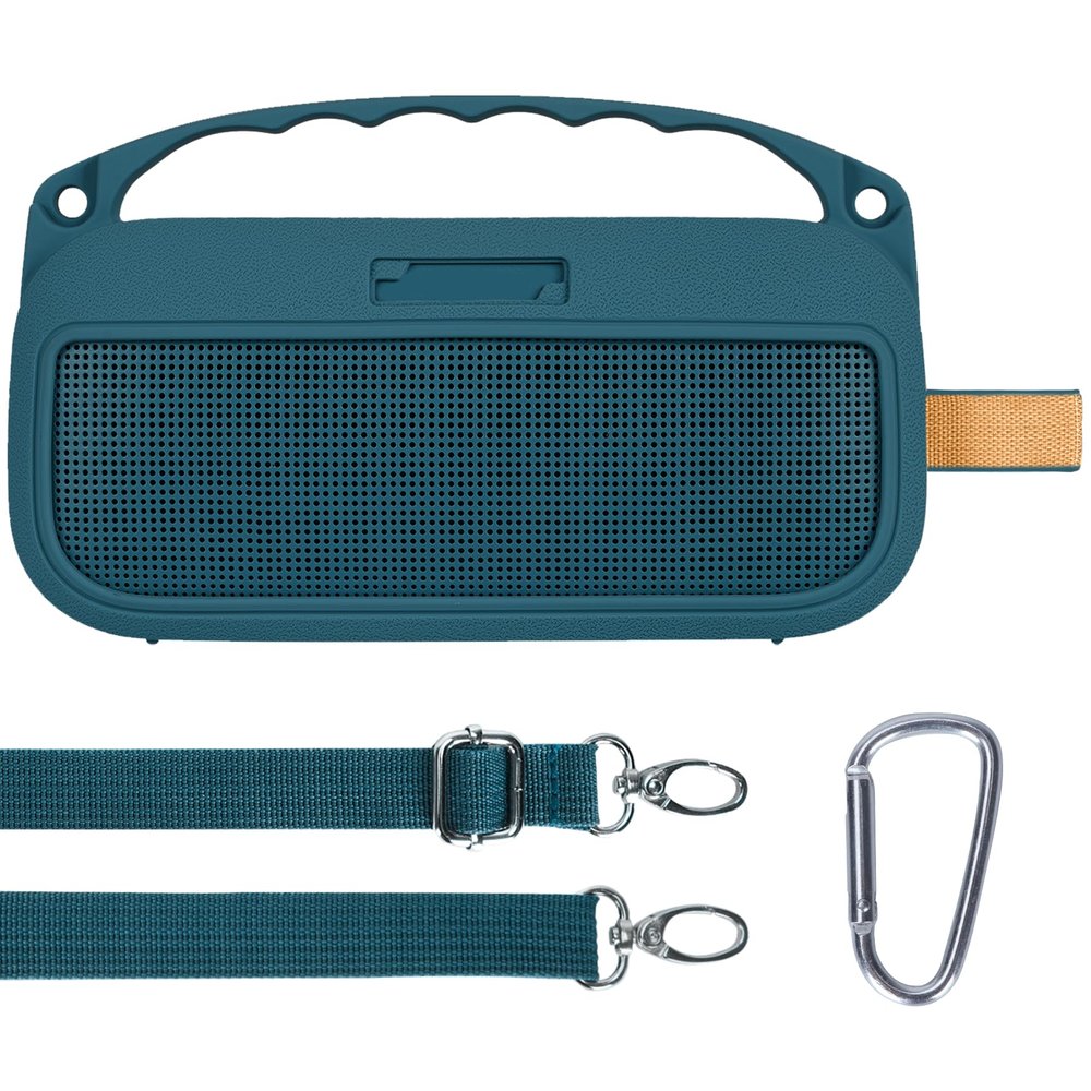 Lebakort 2nd Gen Silicone Cover Compatible with Bose SoundLink Flex 2nd Gen/Bose SoundLink Flex Portable Speaker (Twilight Blue Cover)