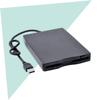 TEHAUX Portable USB External Floppy Disk Drive for High Data Transfer Rate Compact Design Compatible with Operating Systems for Travel and Easy Use view 3