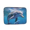 17 Inch Laptop Sleeve Bag Waterproof Shockproof Laptop Case Bag Dolphin Sea Animal Computer Skin Bags Lightweight Tablet Carrying Case view 1