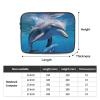 17 Inch Laptop Sleeve Bag Waterproof Shockproof Laptop Case Bag Dolphin Sea Animal Computer Skin Bags Lightweight Tablet Carrying Case view 4